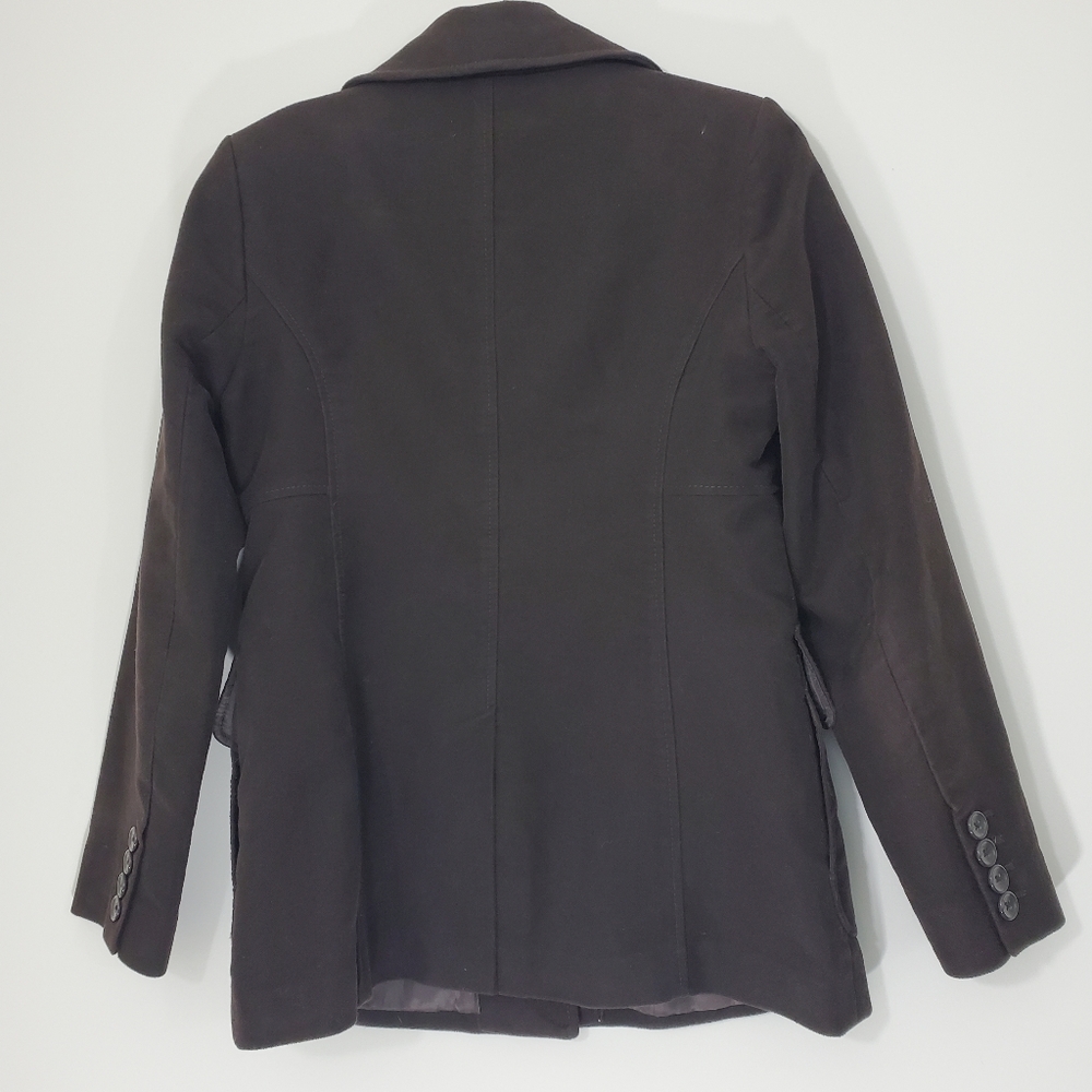 Gap Brown Button Front Jacket, Size Xs - image 2